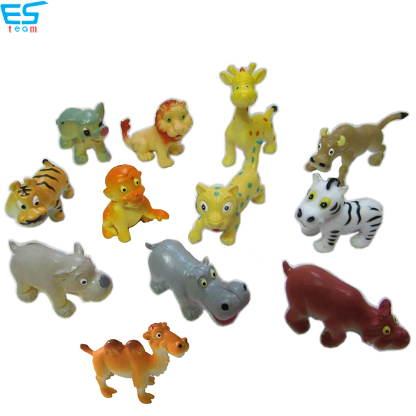 2inch funny cartoon forest animal figurines