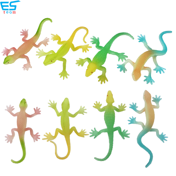 Glow in the dark mini lizard figurine