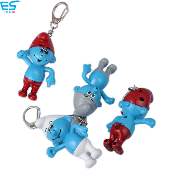 Smurfs LED keychain with sound