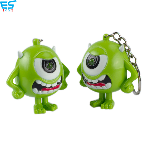 Monster Mike Wazowski LED keychain with sound