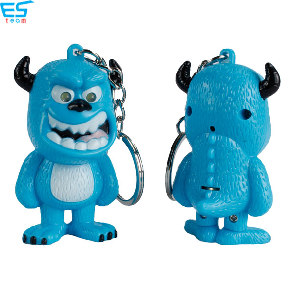 Monster Sulley LED keychain with sound
