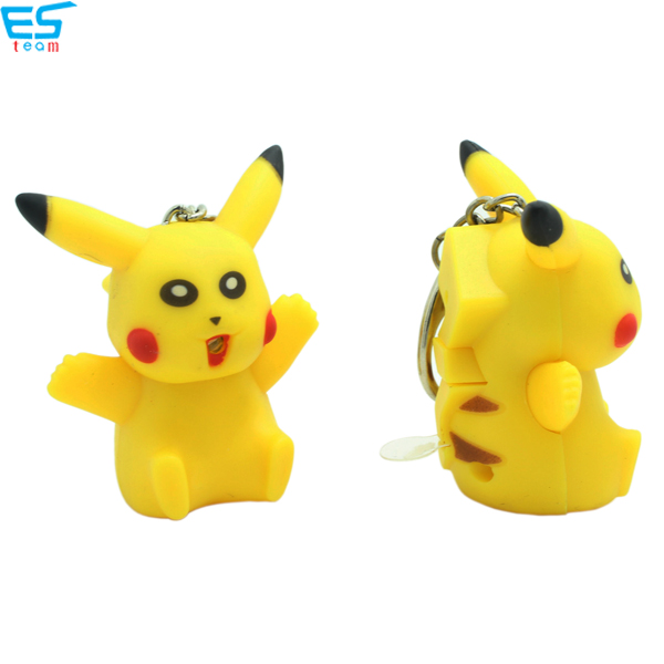 Pikachu LED keychain with sound