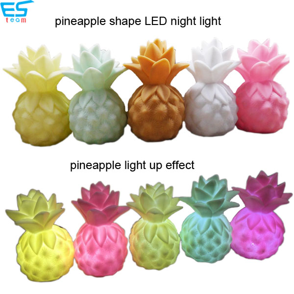 Pineapple shape LED night light & nursery lamp