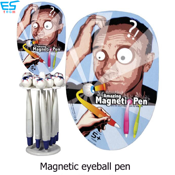 Amazing magnetic eyeball ballpoint pen