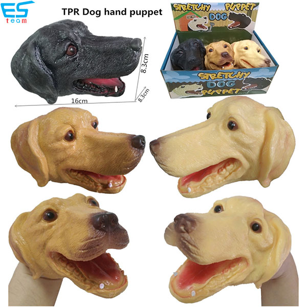 Dog hand puppet