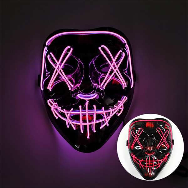 Stitch light up face mask