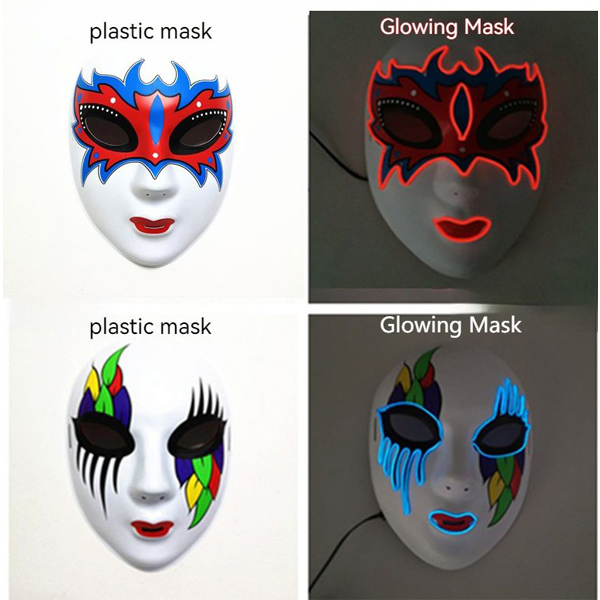 EL masquerade mask