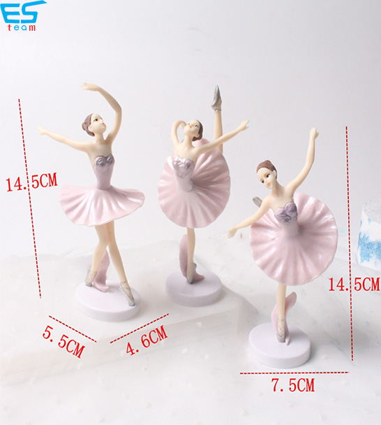ballerina figurine cake topper