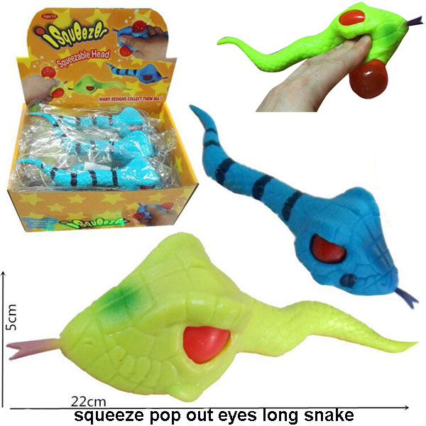 pop out eyes snake